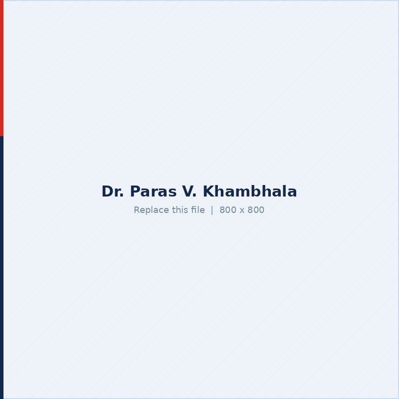 Dr. Paras V. Khambhala, BPO MRCI prosthetics and orthotics specialist in Veraval