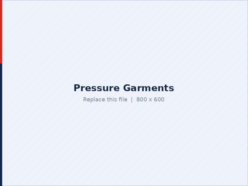 Pressure garments for burns scars and varicose veins