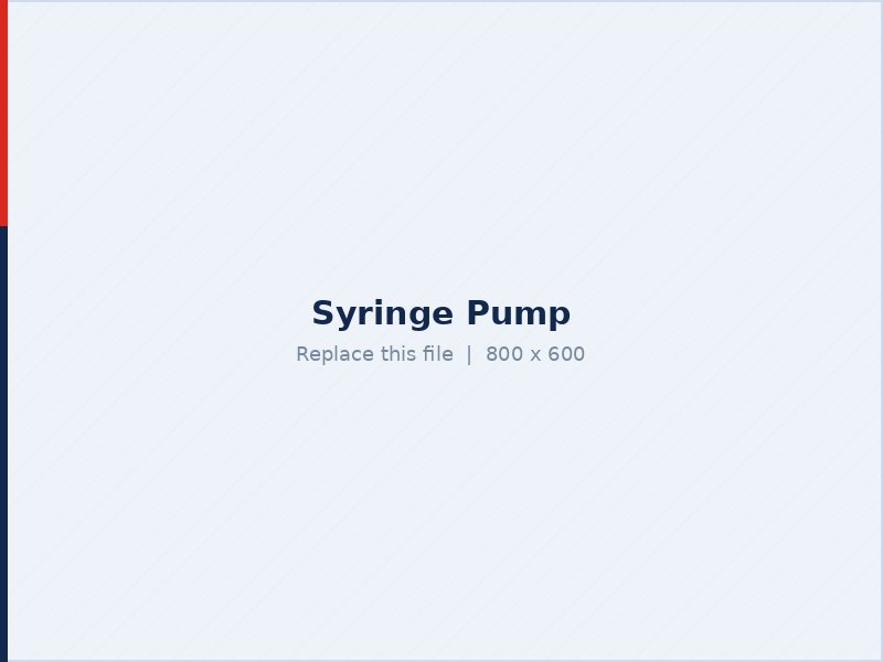 Syringe pump for controlled medication